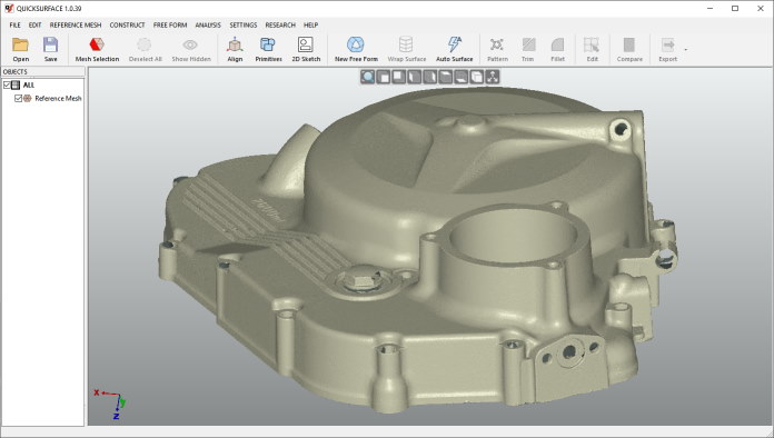 QuickSurface ReverseEngineering