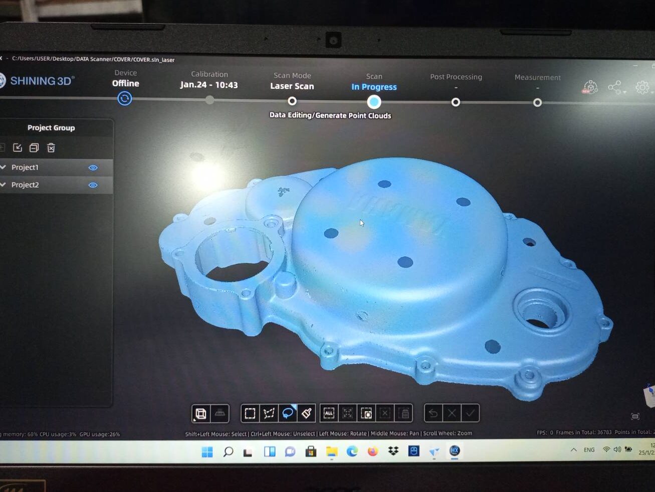 3D Scanner EinScan HX
