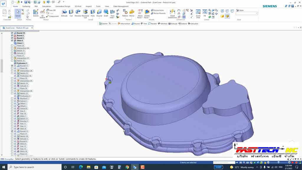 Einscan HX scan 3d Reverse Engineering