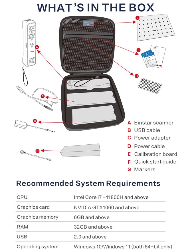 EinSTAR 3D Scanner เครื่องสแกน3มิติ