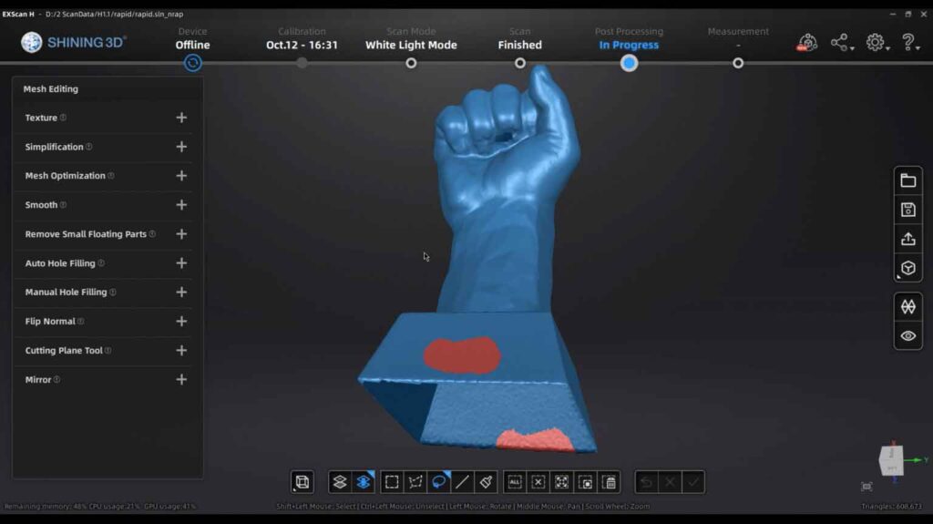 เครื่องสแกน 3 มิติ 3D Scanner scan 3d